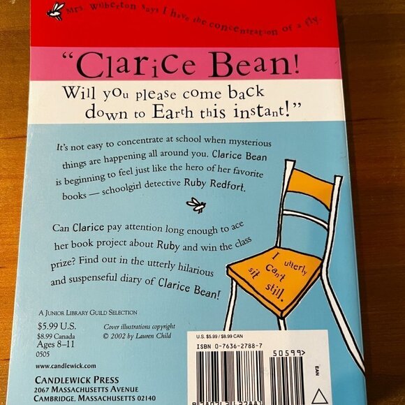 Utterly Me, Clarice Bean by Lauren Child Softcover. - Picture 2 of 3